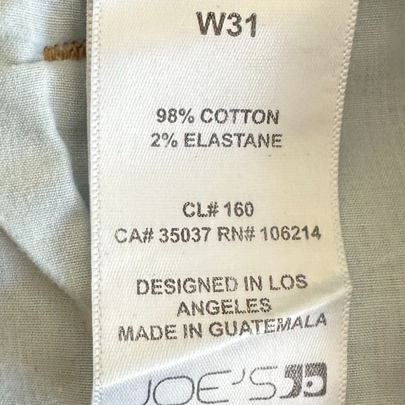 Joe's Jeans Medium Wash Blue Denim Cut Off Shorts Size 31 - Picture 8 of 11